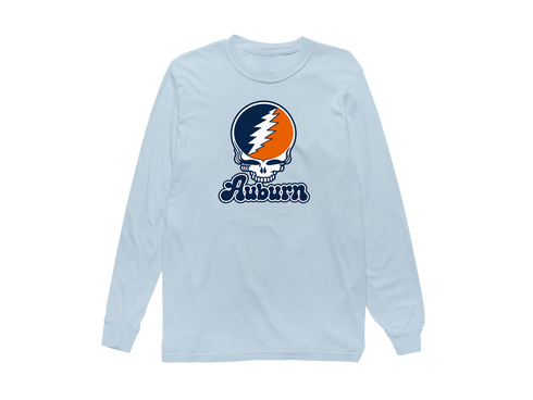 Auburn Stealie Premium Unisex Long-Sleeve — Design: Auburn University — Chambray