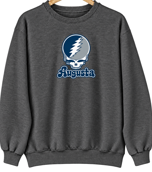 Augusta Stealie Premium Unisex Crewneck — Design: Augusta University — Dark Heather