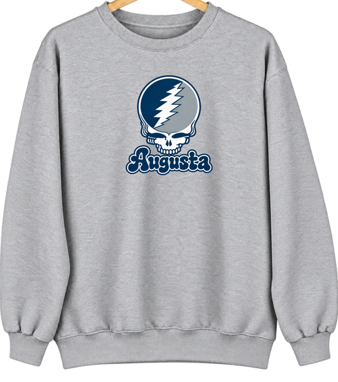 Augusta Stealie Premium Unisex Crewneck — Design: Augusta University — Sport Grey