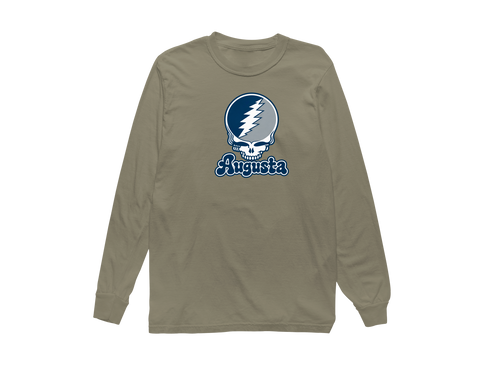 Augusta Stealie Premium Unisex Long-Sleeve — Design: Augusta University — Sandstone