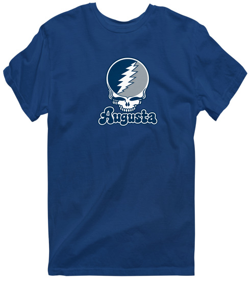 Augusta Stealie Premium Unisex T-Shirt — Design: Augusta University — Navy