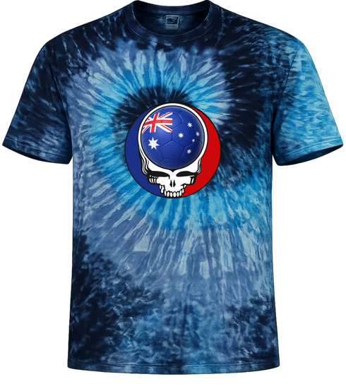 Australia FIFA World Cup Stealie Tie-Dye T-Shirt