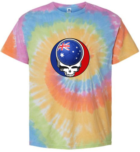 Australia FIFA World Cup Stealie Tie-Dye T-Shirt