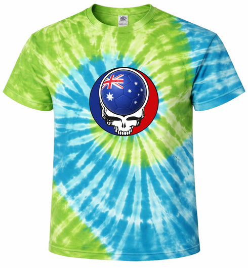 Australia FIFA World Cup Stealie Tie-Dye T-Shirt