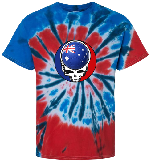 Australia FIFA World Cup Stealie Tie-Dye T-Shirt