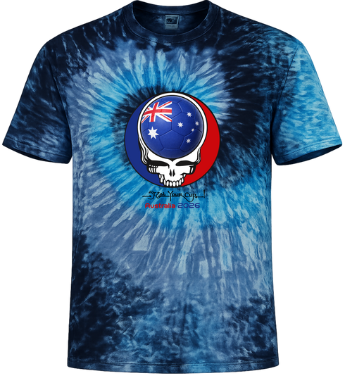 Australia FIFA World Cup Stealie Tie-Dye T-Shirt