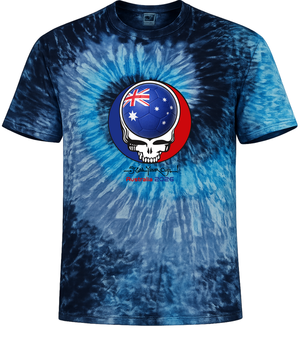 Australia FIFA World Cup Stealie Tie-Dye T-Shirt