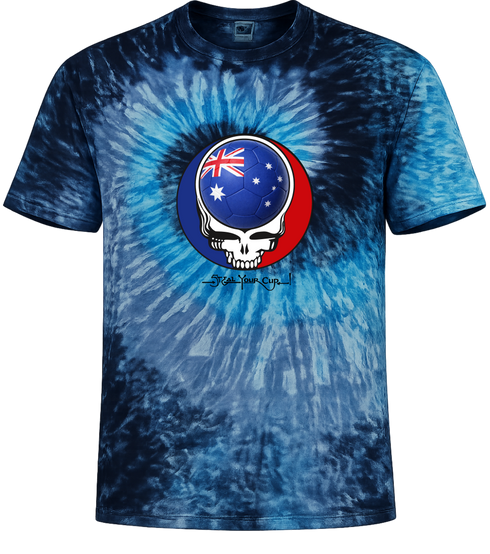 Australia FIFA World Cup Stealie Tie-Dye T-Shirt