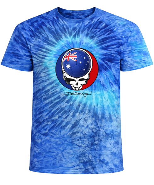 Australia FIFA World Cup Stealie Tie-Dye T-Shirt