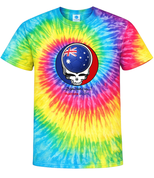 Australia FIFA World Cup Stealie Tie-Dye T-Shirt