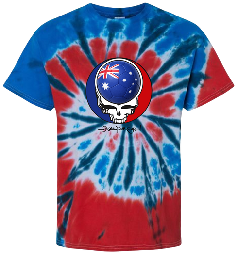 Australia FIFA World Cup Stealie Tie-Dye T-Shirt