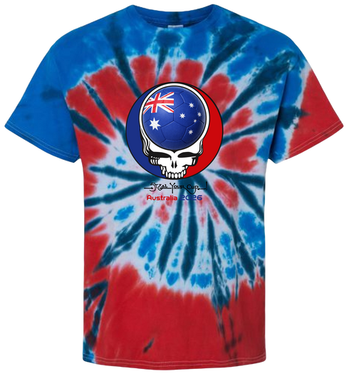 Australia FIFA World Cup Stealie Tie-Dye T-Shirt