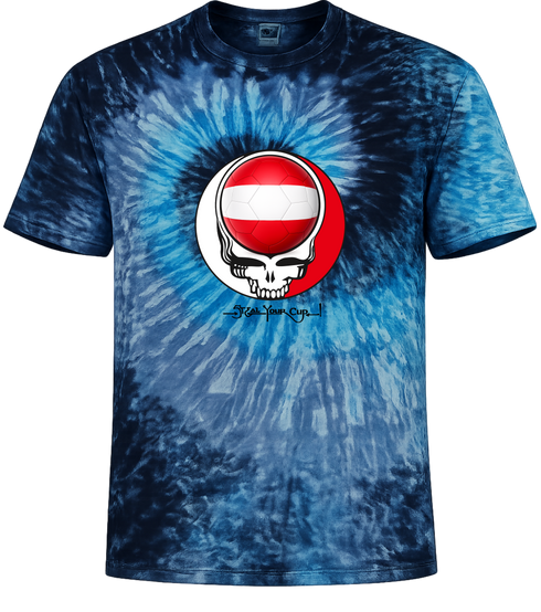 Austria FIFA World Cup Stealie Tie-Dye T-Shirt