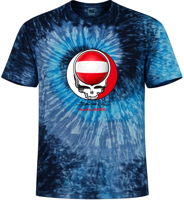 Austria FIFA World Cup Stealie Tie-Dye T-Shirt