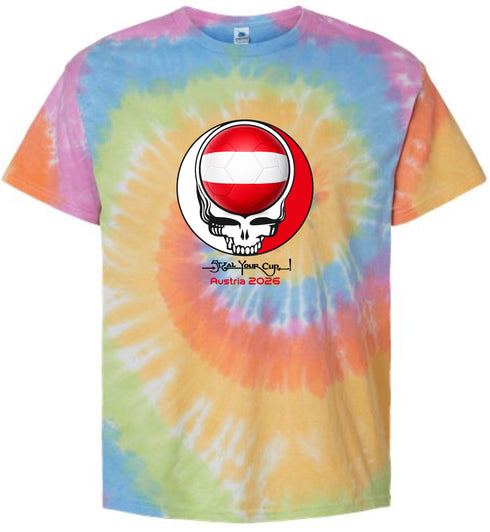 Austria FIFA World Cup Stealie Tie-Dye T-Shirt
