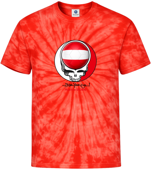 Austria FIFA World Cup Stealie Tie-Dye T-Shirt