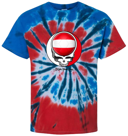 Austria FIFA World Cup Stealie Tie-Dye T-Shirt
