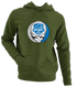 Detroit Football - Premium Grateful Dead Hoodie - Military Green - 7