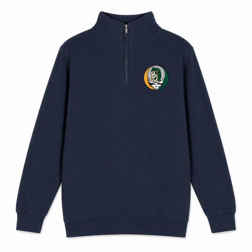 Baylor University - Premium Grateful Dead Quarter-Zip Pullover - Navy - 3