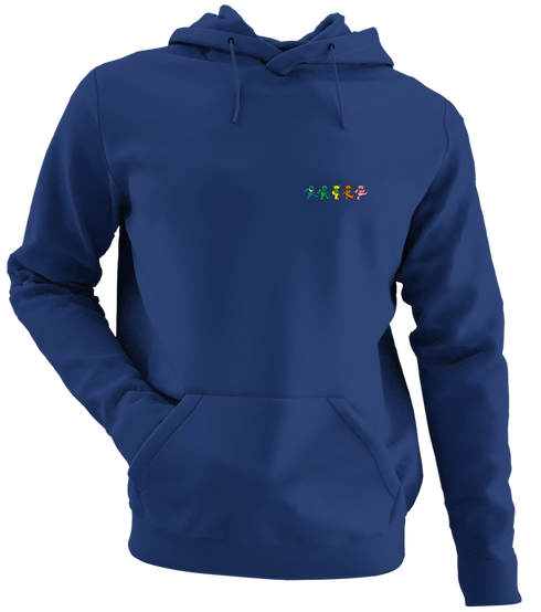 Dancing Bears - Premium Grateful Dead Left Chest Hoodie - Navy