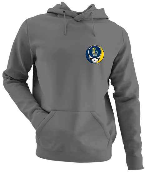 Newumann - Premium Grateful Dead Left Chest Hoodie - Charcoal - 8