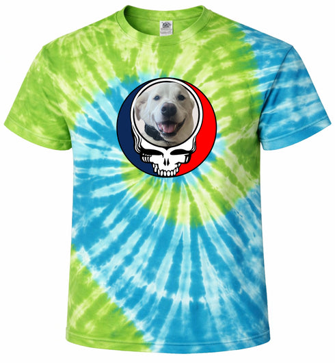 1564 - Custom Stealie Tie-Dye
