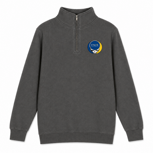 Pace University - Premium Grateful Dead Quarter-Zip Pullover - Charcoal - 5