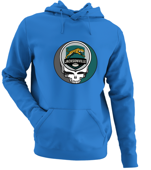 Jacksonville Football - Premium Grateful Dead Hoodie - Royal - 5