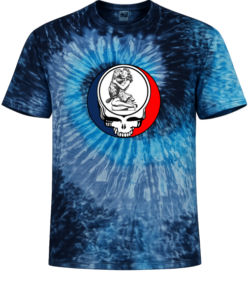 1733 - Custom Stealie Tie-Dye