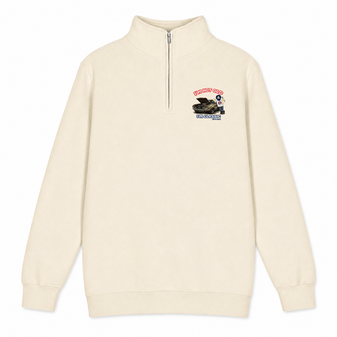 I'm Not Old. I'm Classic. - Life is dead. Jerry - Premium Grateful Dead Quarter-Zip Pullover - Sand - 1