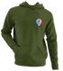 University of Kansas - Premium Grateful Dead Left Chest Hoodie - Military Green - 7
