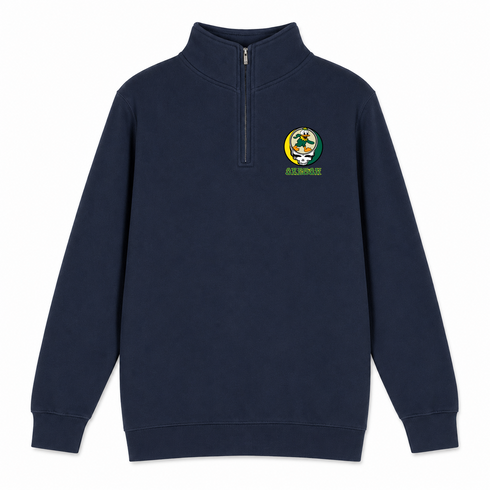 University of Oregon - Premium Grateful Dead Quarter-Zip Pullover - Navy - 3