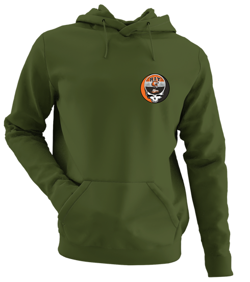 Rochetser Institure of Technology - Premium Grateful Dead Left Chest Hoodie - Military Green - 7