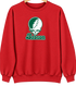 Babson Stealie Premium Unisex Crewneck — Design: Babson College — Red