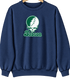 Babson Stealie Premium Unisex Crewneck — Design: Babson College — Navy