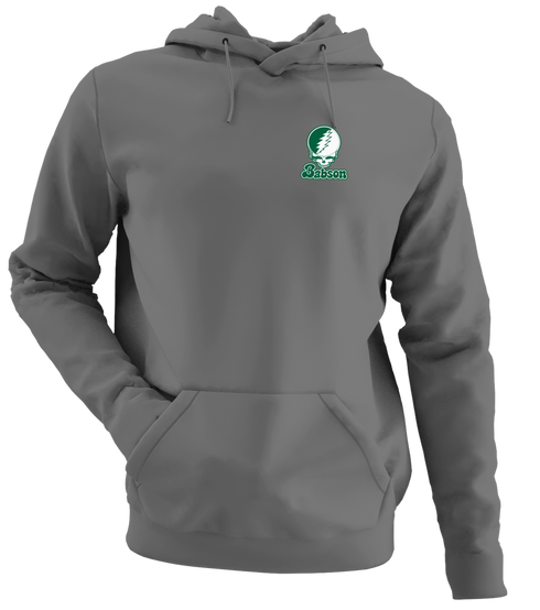 Babson Stealie Premium Unisex Hoodie — Design: Babson College — Charcoal