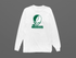 Babson Stealie Premium Unisex Long-Sleeve — Design: Babson College — White