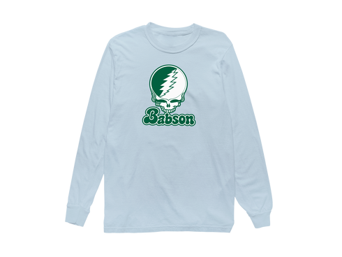 Babson Stealie Premium Unisex Long-Sleeve — Design: Babson College — Chambray