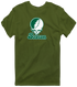 Babson Stealie Premium Unisex T-Shirt — Design: Babson College — Military Green