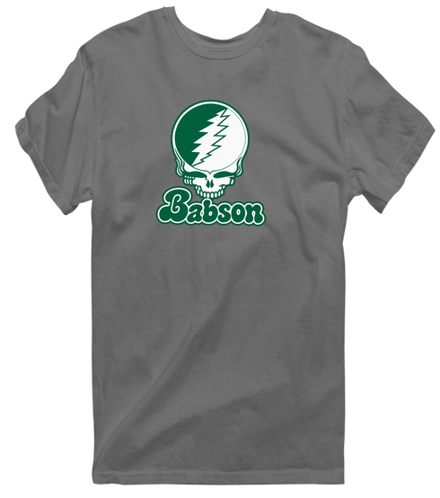 Babson Stealie Premium Unisex T-Shirt — Design: Babson College — Charcoal