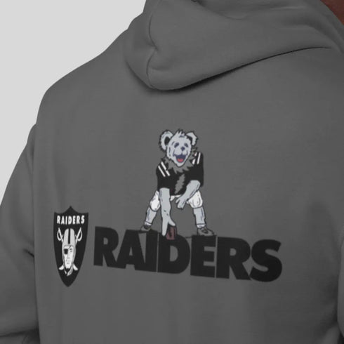 Las Vegas Raiders Dancing Bear Unisex Hoodie - NFL - StealieShop