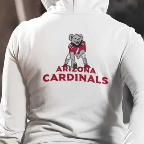 Arizona Cardinals Dancing Bear Unisex Hoodie - NFL - StealieShop