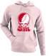 Ball Stealie Premium Unisex Hoodie — Design: Ball State University — Light Pink