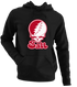 Ball Stealie Premium Unisex Hoodie — Design: Ball State University — Black