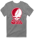 Ball Stealie Premium Unisex T-Shirt — Design: Ball State University — Dark Heather