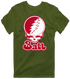 Ball Stealie Premium Unisex T-Shirt — Design: Ball State University — Military Green