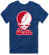 Ball Stealie Premium Unisex T-Shirt — Design: Ball State University — Navy