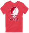 Ball Stealie Premium Unisex T-Shirt — Design: Ball State University — Heather Red