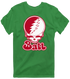 Ball Stealie Premium Unisex T-Shirt — Design: Ball State University — Irish Green