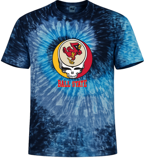 Ball State Stealie Tie-Dye T-Shirt